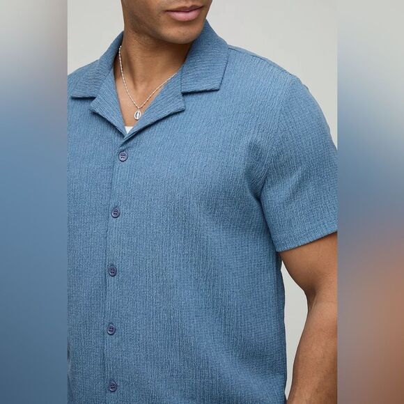 Original Penguin Other - 🔥Original Penguin Textured Blue Shirt Sz Large New